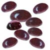 Originated from the mines in India Fine Luster VS clarity Superfine quality Oval shape Purple/Pink color Rhodolite Cabochons Lot